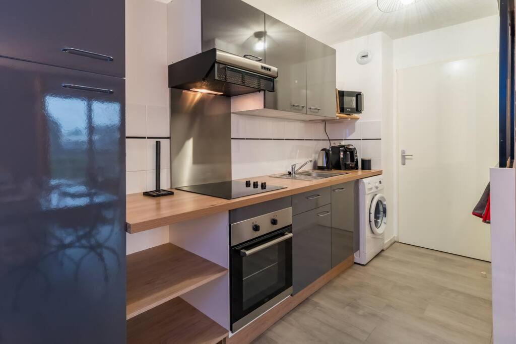 Saint-Brieuc : Charmant Appartement Proche Gare Extérieur photo