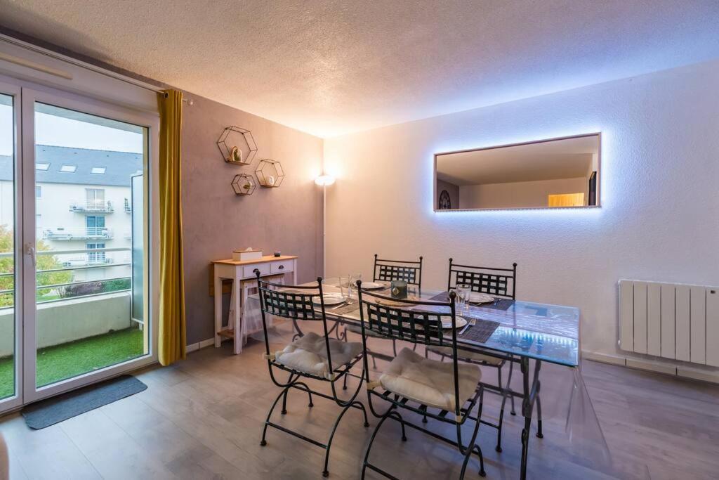 Saint-Brieuc : Charmant Appartement Proche Gare Extérieur photo